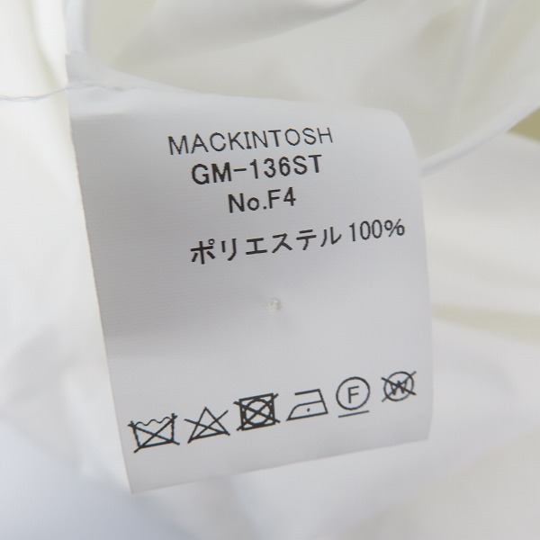 実際に弊社で買取させて頂いたMACKINTOSH/マッキントッシュ 着脱フード付き ロングコート GM-136ST/36の画像 4枚目