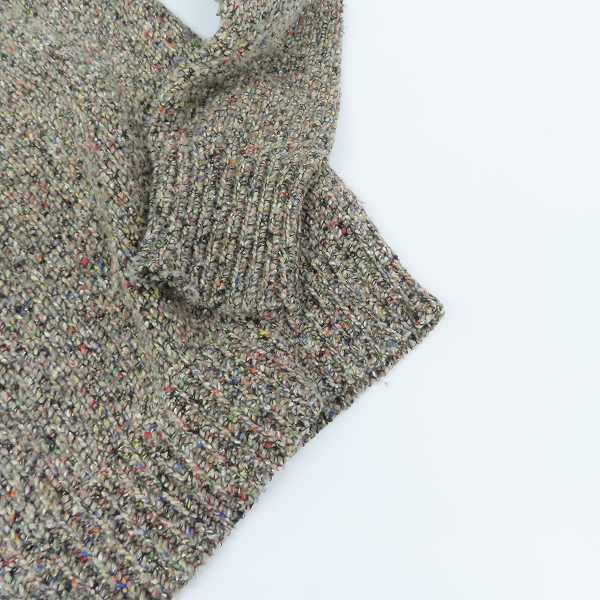 実際に弊社で買取させて頂いたPaul Smith/ポールスミス シルク混 マルチカラー クルーネックウールニット XLの画像 6枚目