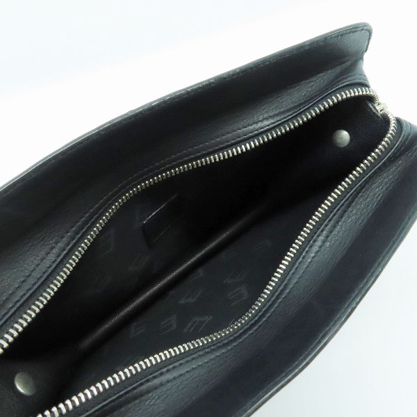 実際に弊社で買取させて頂いたdunhill/ダンヒル レザー セカンドバッグ/クラッチバッグの画像 4枚目