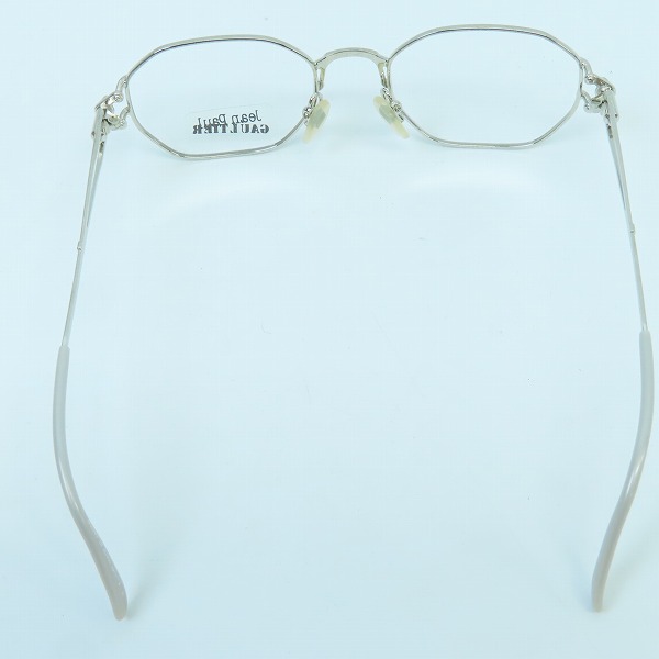 実際に弊社で買取させて頂いたJean Paul GAULTIER/ジャンポールゴルチェ ヴィンテージ メガネフレーム シルバー 55-6106の画像 3枚目
