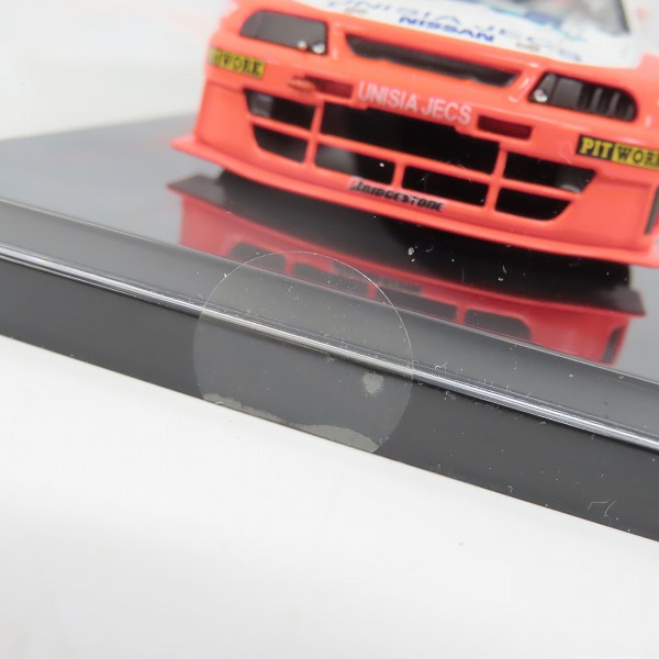 実際に弊社で買取させて頂いたEBBRO/エブロ 1/43 NISSAN 日産 ユニシア ジェックス スカイラインR33 JGTC 1998 #3 44194の画像 5枚目