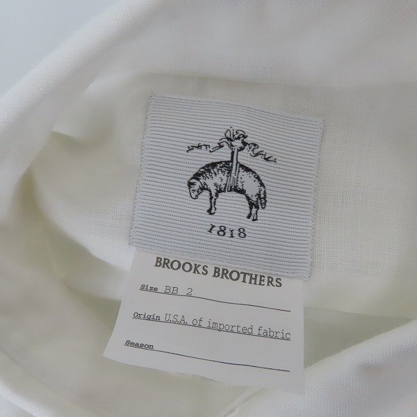 実際に弊社で買取させて頂いたBLACK FLEECE by Brooks Brothers/ブラックフリース バイ ブルックスブラザーズ 麻リネンシャツ 長袖/BB2の画像 2枚目
