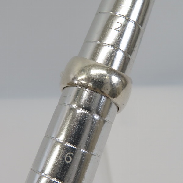 実際に弊社で買取させて頂いた【インボイス原本/宝石鑑別書付き】CHROME HEARTS/クロムハーツ フローラルクロスリング アフターパヴェダイヤ 14号の画像 6枚目