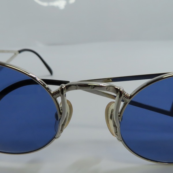 実際に弊社で買取させて頂いたJean Paul GAULTIER/ジャンポールゴルチエ ヴィンテージ スクエアプレートデザイン サングラス/アイウェア 56-4672の画像 8枚目