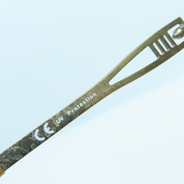 実際に弊社で買取させて頂いたJean Paul GAULTIER/ジャンポールゴルチエ ヴィンテージ メタルワイヤーデザイン サングラス/アイウェア 56-6101の画像 5枚目