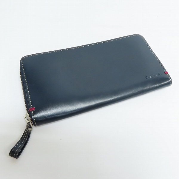 実際に弊社で買取させて頂いたPaul Smith/ポールスミス ブライドルレザー ラウンドファスナー ウォレット/長財布