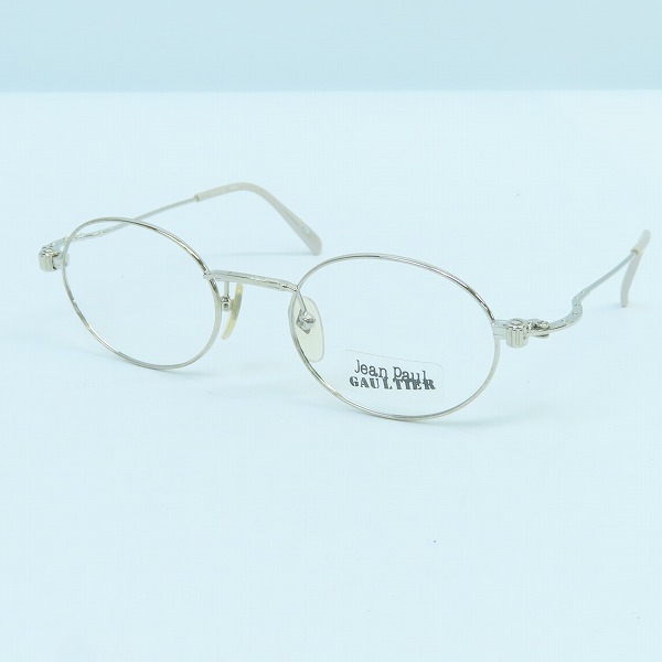 実際に弊社で買取させて頂いたJean Paul GAULTIER/ジャンポールゴルチェ ヴィンテージ メガネフレーム シルバー 55-6105