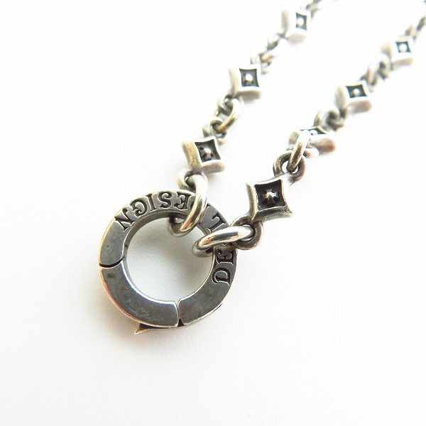 実際に弊社で買取させて頂いたDEAL DESIGN/ディールデザイン タイニークロス スタッズチェーン ネックレス