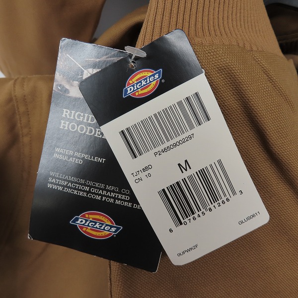 実際に弊社で買取させて頂いた【未使用】Dickies/ディッキーズ Hooded Jacket/フーデッド ジャケット TJ718BD/Mの画像 8枚目