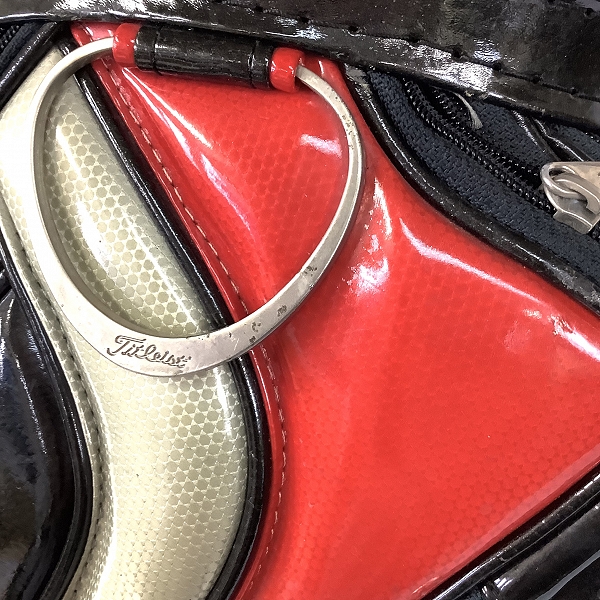実際に弊社で買取させて頂いたTitleist/タイトリスト 5分割キャディバッグ ブラックの画像 6枚目