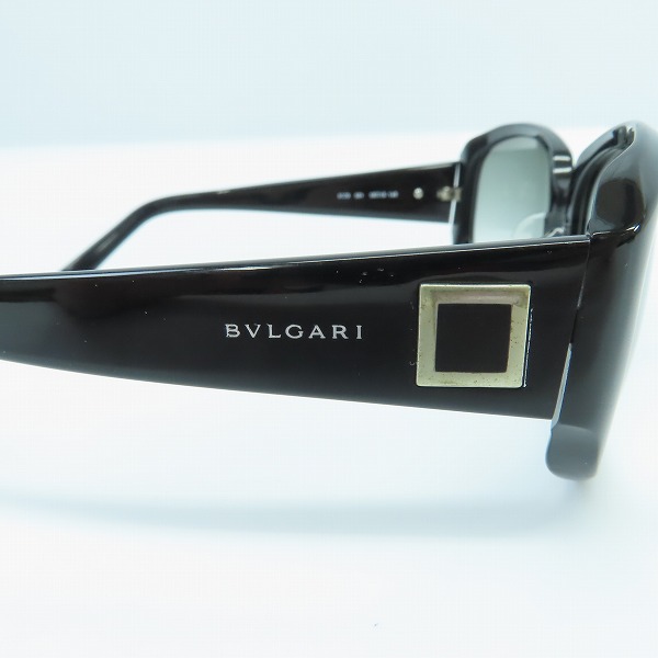 実際に弊社で買取させて頂いたBVLGARI/ブルガリ サングラス ブラック 8029　の画像 6枚目