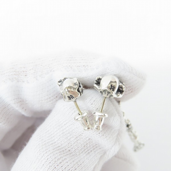 実際に弊社で買取させて頂いた【ギャラ付き】Bloody Mary/ブラッディマリー 化猫/八咫烏 ピアスセットの画像 7枚目