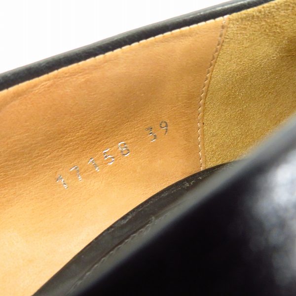 実際に弊社で買取させて頂いたDRIES VAN NOTEN/ドリスヴァンノッテン パンプス 黒 WS21/158/QU475/39の画像 5枚目