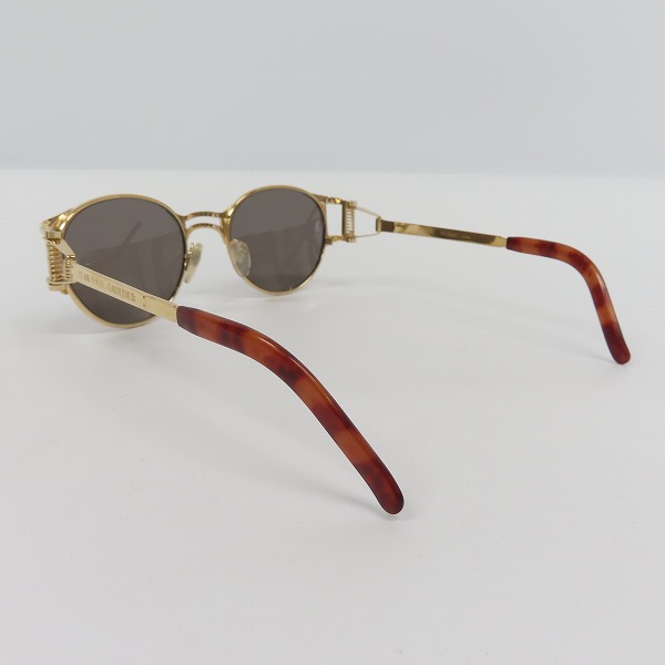 実際に弊社で買取させて頂いたJean Paul GAULTIER/ジャンポールゴルチエ Protection バネデザイン サングラス/アイウェア 56-5105の画像 2枚目