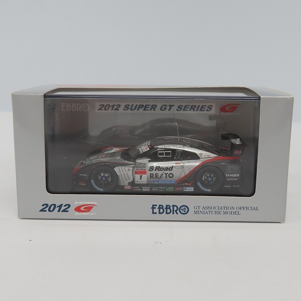 実際に弊社で買取させて頂いたEBBRO/エブロ 1/43 SUPER GT500 2012 No.1 S Road MOLA GT-R Low Down Force #1 44852 ミニカーの画像 9枚目