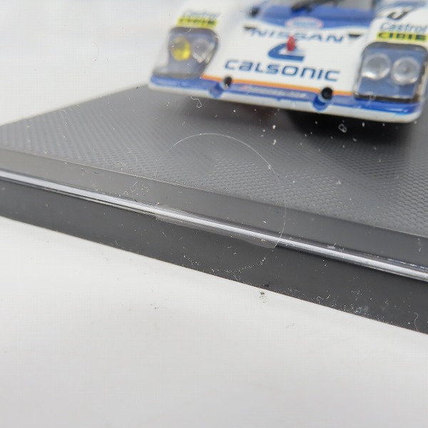 実際に弊社で買取させて頂いたEBBRO/エブロ  1/43 CALSONIC NISSAN/カルソニック 日産 R88C Le Man's 198 680 ＃23 ミニカーの画像 5枚目