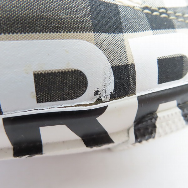 実際に弊社で買取させて頂いたBurberry/バーバリー  ヴィンテージチェック ローカットスニーカー/41の画像 7枚目