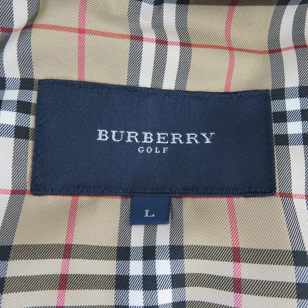 実際に弊社で買取させて頂いたBURBERRY/バーバリー チェック柄ライナー付き ナイロンジャケット size：Lの画像 2枚目