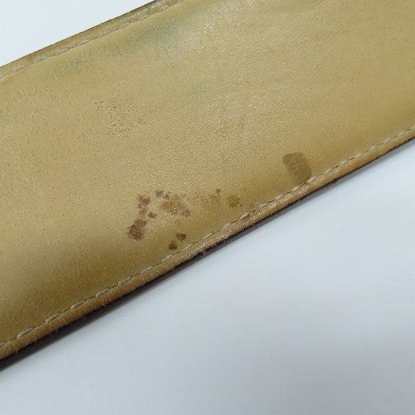 実際に弊社で買取させて頂いたBVLGARI/ブルガリ BBラウンドバックル レザーベルトの画像 5枚目