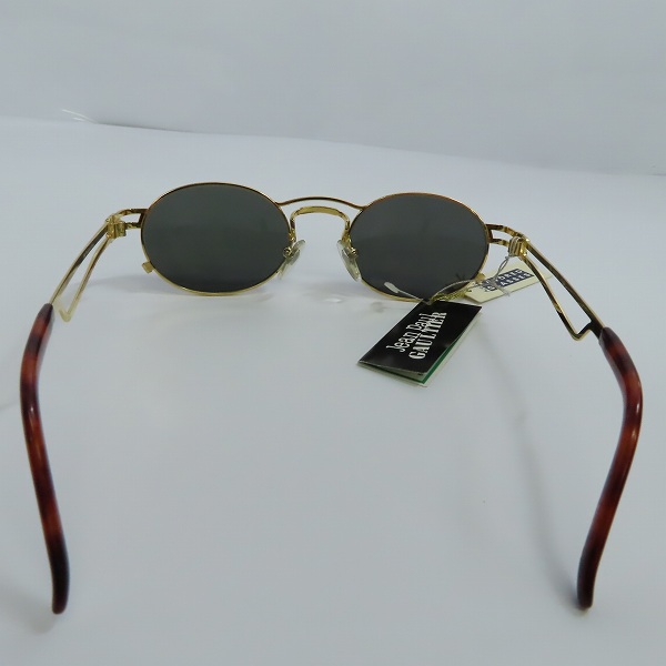 実際に弊社で買取させて頂いたJean Paul GAULTIER/ジャンポールゴルチエ ヴィンテージ オーバルフレーム サングラス/アイウェア 56-3173の画像 3枚目