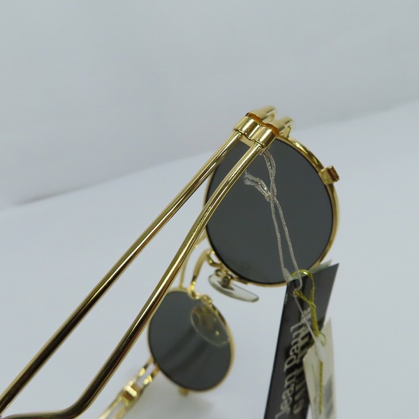 実際に弊社で買取させて頂いたJean Paul GAULTIER/ジャンポールゴルチエ ヴィンテージ オーバルフレーム サングラス/アイウェア 56-3173の画像 7枚目