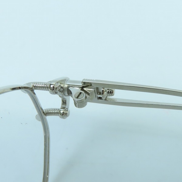 実際に弊社で買取させて頂いたJean Paul GAULTIER/ジャンポールゴルチェ ヴィンテージ メガネフレーム シルバー 55-6106の画像 5枚目