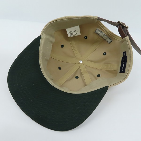 実際に弊社で買取させて頂いたDESCENDANT /ディセンダント 19AW BARKELEY MIAMI CAP 6パネルキャップの画像 4枚目