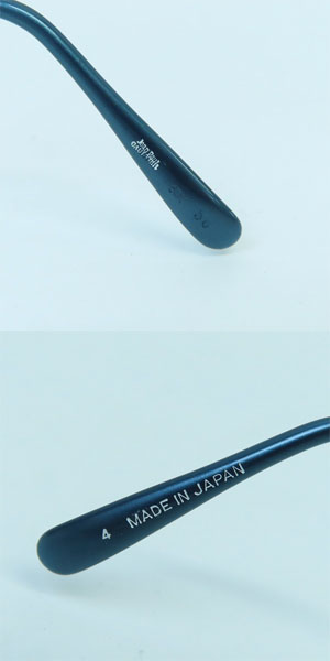 実際に弊社で買取させて頂いたJean Paul GAULTIER/ジャンポールゴルチェ ヴィンテージ メガネフレーム ブルー 55-6112の画像 5枚目