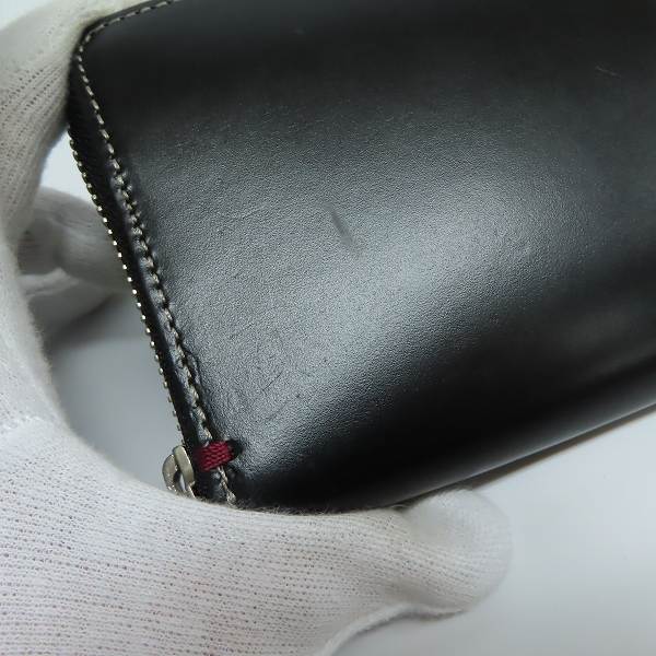実際に弊社で買取させて頂いたPaul Smith/ポールスミス ブライドルレザー ラウンドファスナー ウォレット/長財布 PSU878の画像 7枚目