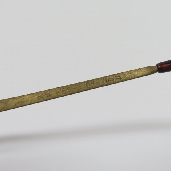 実際に弊社で買取させて頂いたJean Paul GAULTIER/ジャンポールゴルチエ ヴィンテージ ネジ サングラス/アイウェア バーントゴールド 56-5107の画像 4枚目