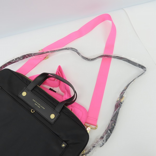 実際に弊社で買取させて頂いた【未使用】MARC BY MARC JACOBS/マークバイマークジェイコブス 2WAY PCケース M6131069/M0001052A/M0001304 3点セットの画像 7枚目