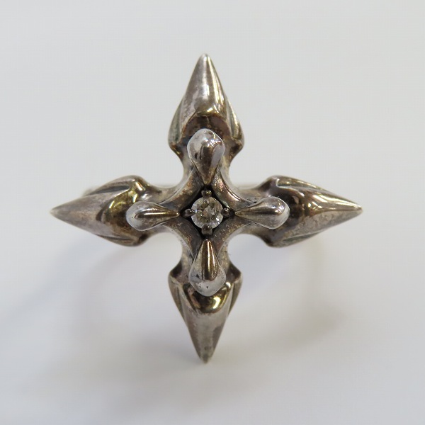 実際に弊社で買取させて頂いた【ギャラ付き】ブラッディマリー 10th Anniversary 2009Xmas VEGA/ベガ astro north リング w/ダイヤモンド/19号の画像 1枚目