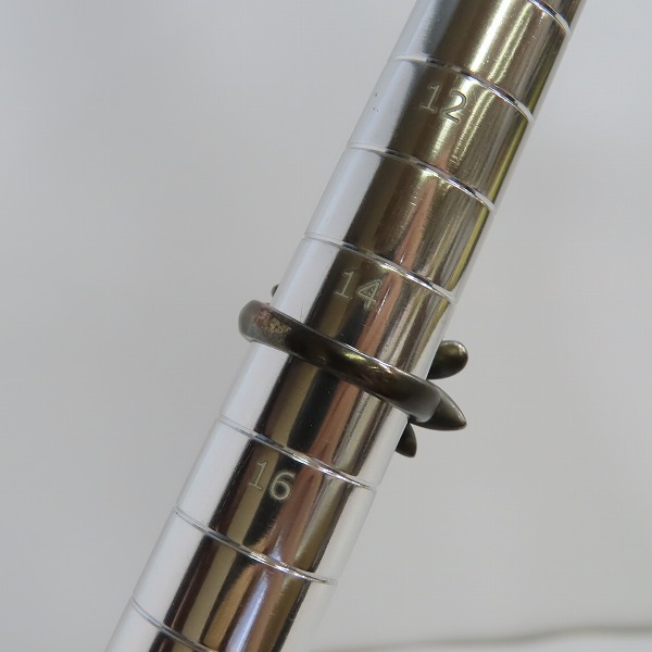 実際に弊社で買取させて頂いた【ギャラ付き】Bloody Mary/ブラッディマリー Primitive Arms Ring/アームズリング ダストカラー/15号の画像 8枚目