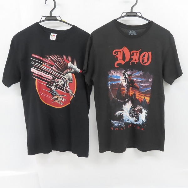 実際に弊社で買取させて頂いたJUDAS PRIEST/ジューダスプリースト DIO/ディオ ヘヴィメタル バンドTシャツ/バンT Size：M 2点セット