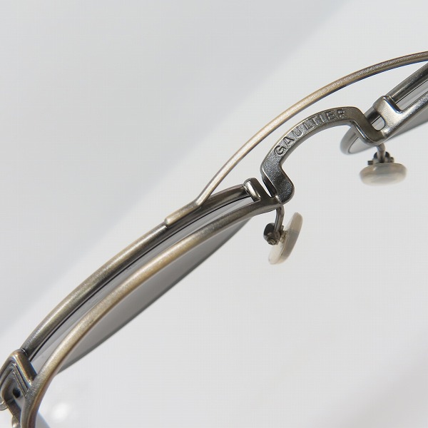 実際に弊社で買取させて頂いたJean Paul GAULTIER/ジャンポールゴルチエ ヴィンテージ オーバルブリッジデザイン サングラス/アイウェア 56-7107の画像 5枚目