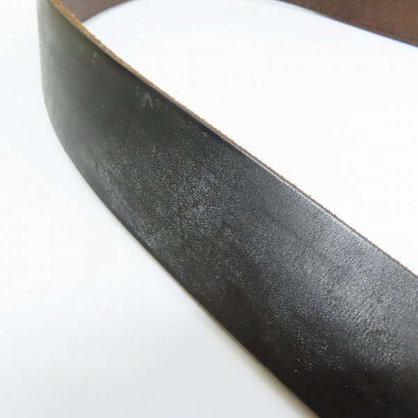 実際に弊社で買取させて頂いたHTC/エイチティーシー フラワースタッズ レザーベルト size：32の画像 6枚目