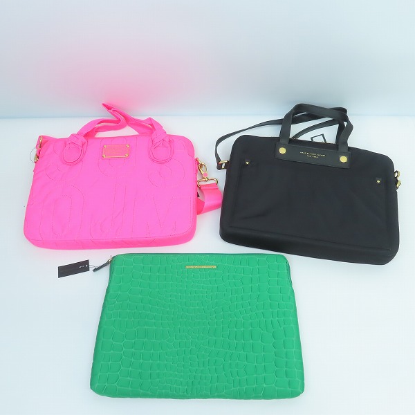 実際に弊社で買取させて頂いた【未使用】Marc by Marc Jacobs/マークバイマークジェイコブス 2WAY PCケース/タブレットケース 3点セット
