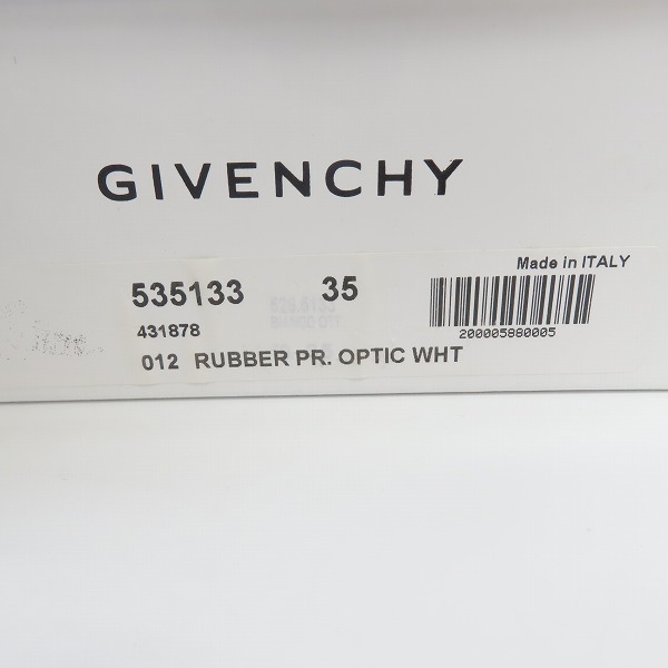 実際に弊社で買取させて頂いたGIVENCHY/ジバンシー グラディエーター サンダル 535133/35の画像 8枚目
