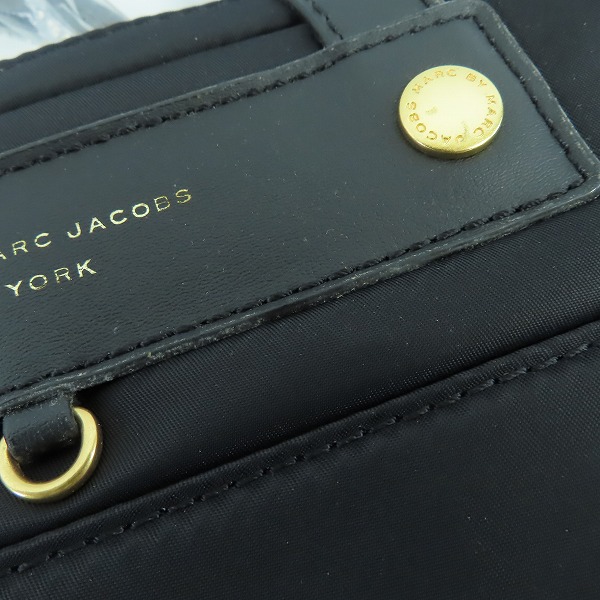 実際に弊社で買取させて頂いた【未使用】Marc by Marc Jacobs/マークバイマークジェイコブス 2WAY PCケース/タブレットケース 総柄/ブラック 3点セットの画像 5枚目