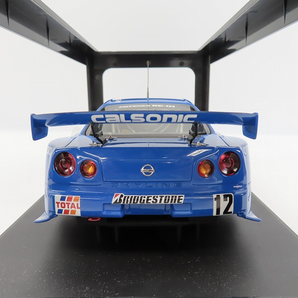 実際に弊社で買取させて頂いたAUTOart/オートアート 1/18 2003 JGTC GT500 CALSONIC SKYLINE #12 ミニカーの画像 2枚目