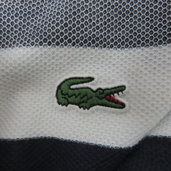 実際に弊社で買取させて頂いたLACOSTE/ラコステ 半袖 無地/ カラーブロックTシャツ/M/L 2点セットの画像 4枚目