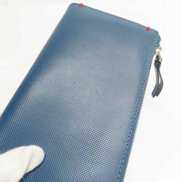 実際に弊社で買取させて頂いたPaul Smith/ポールスミス L字ファスナー ウォレット/長財布 ブルーの画像 7枚目