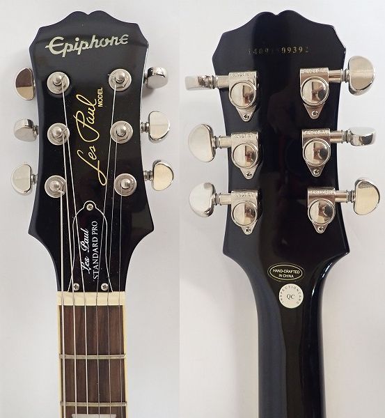 実際に弊社で買取させて頂いた★Epiphone/エピフォン Les Paul Standard PRO/レスポール スタンダード プロ コイルタップ搭載 ソフトケース付の画像 2枚目