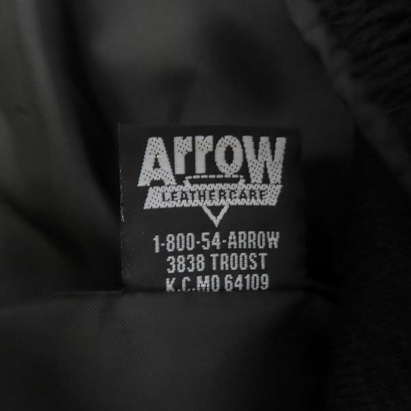 実際に弊社で買取させて頂いたSchott/ショット ボアライナー付き オイルドカウハイドレザー シングルライダースジャケット 141 Size：32の画像 5枚目