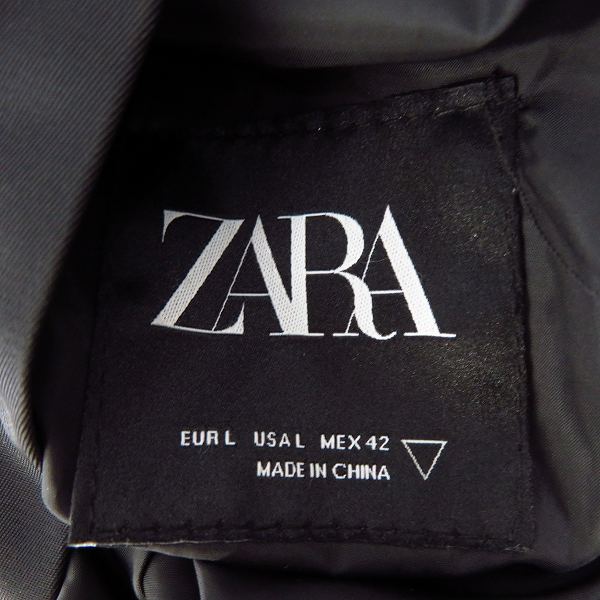 ZARA リバーシブル　ブルゾン　ブラック　L org.jpg