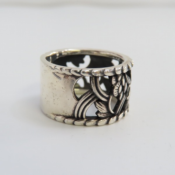 実際に弊社で買取させて頂いた【ギャラ付き】Bloody Mary ブラッディマリー 仏光万華鏡 Buddhist Lamp Ring L リング/17号の画像 3枚目