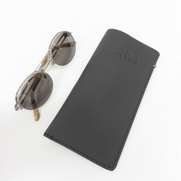 実際に弊社で買取させて頂いたJean Paul GAULTIER/ジャンポールゴルチエ ヴィンテージ オーバルブリッジデザイン サングラス/アイウェア 56-7107の画像 8枚目