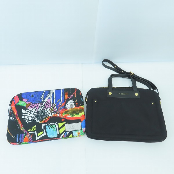 実際に弊社で買取させて頂いた【未使用】Marc by Marc Jacobs/マークバイマークジェイコブス 総柄マルチ タブレット/PCケース 2点セット