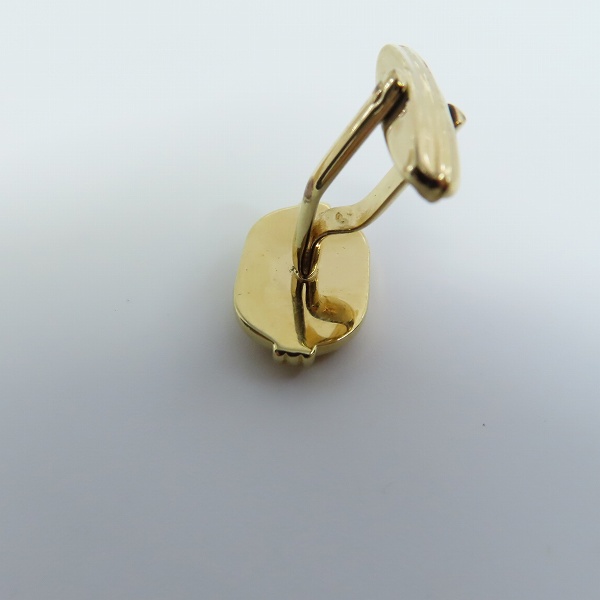 実際に弊社で買取させて頂いたBurberrys/バーバリーズ グレンチェック柄 カフス ゴールド系の画像 5枚目