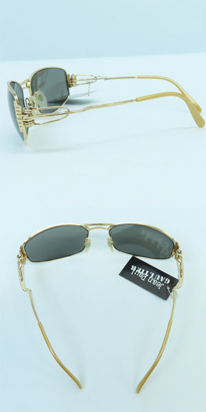 実際に弊社で買取させて頂いたJean Paul GAULTIER/ジャンポールゴルチェ ヴィンテージ サングラス ゴールド 56-6103の画像 2枚目